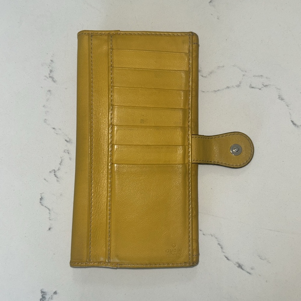 Gucci Yellow Wallet - Picture 6 of 10